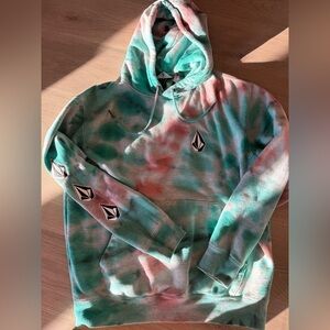 Volcom Multicolor Tie-Dye Hoodie